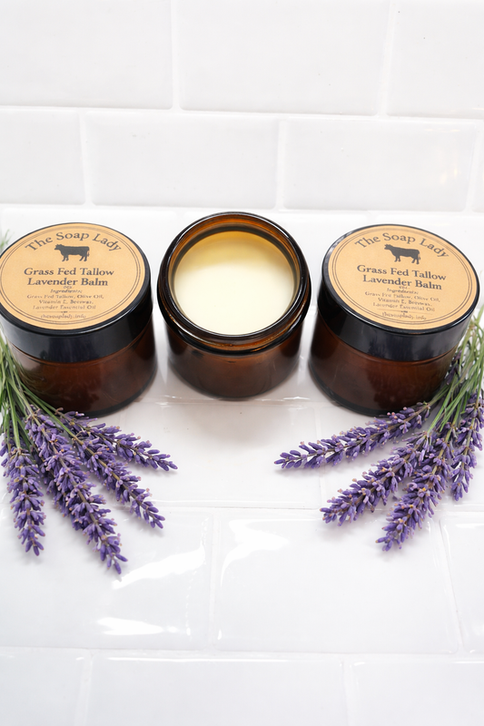 Grass Fed Tallow Lavender Balm