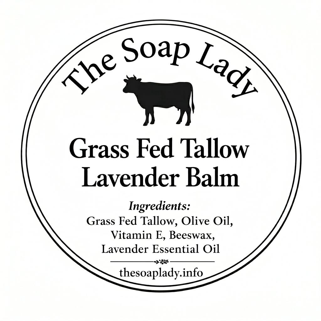 Grass Fed Tallow Lavender Balm
