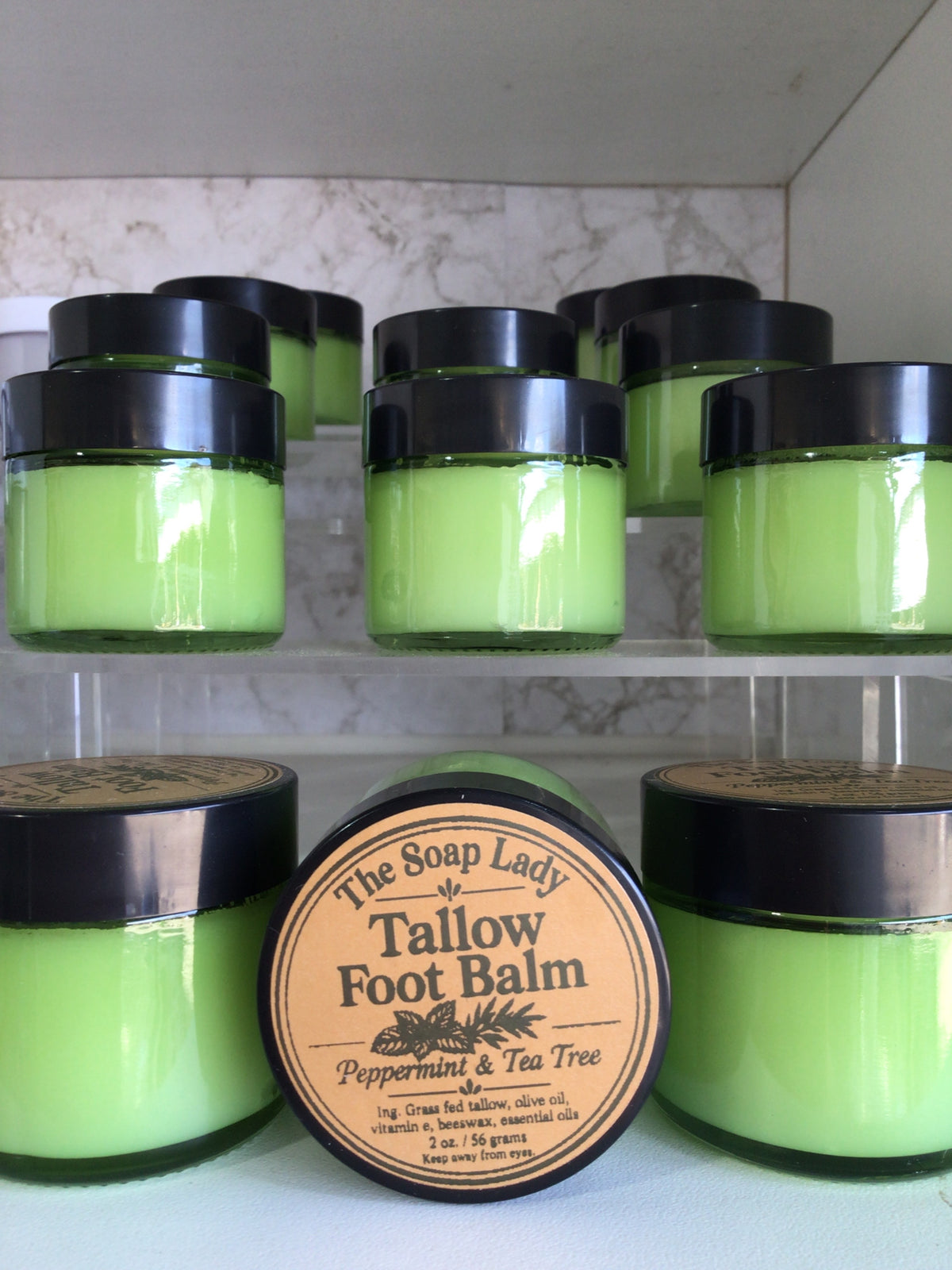 Grass Fed Tallow Peppermint Tea Tree