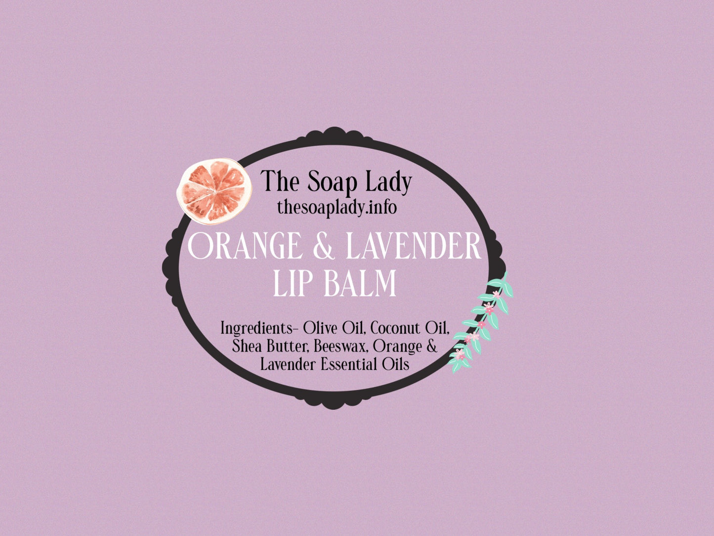 Orange & Lavender Lip Balm