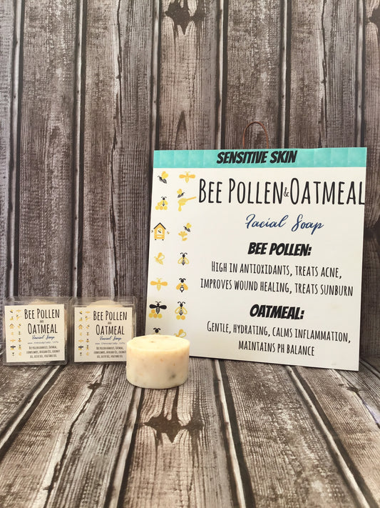 Bee Pollen & Oatmeal Facial Soap