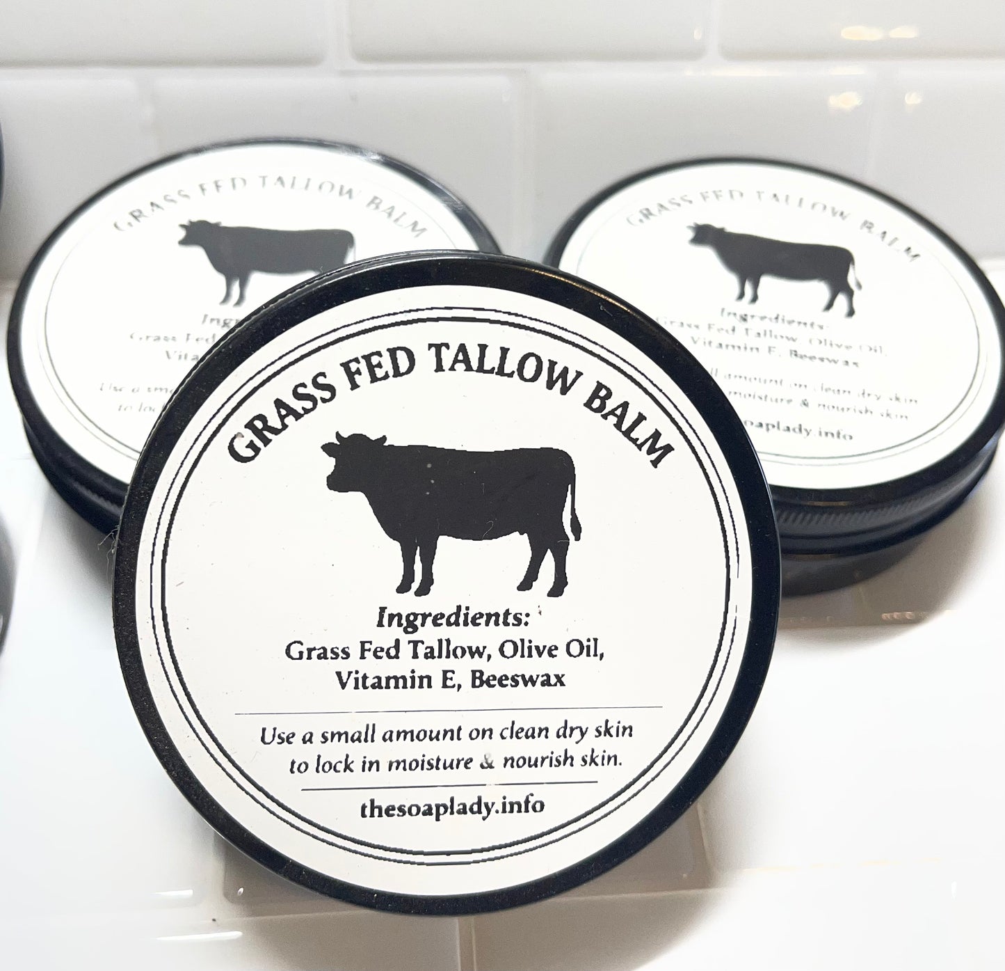 Grass Fed Tallow Balm 4 oz. Tin