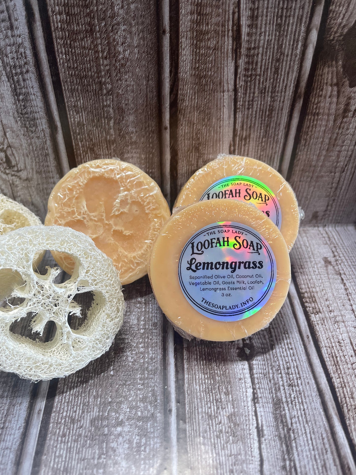 Lemongrass Loofah Soap