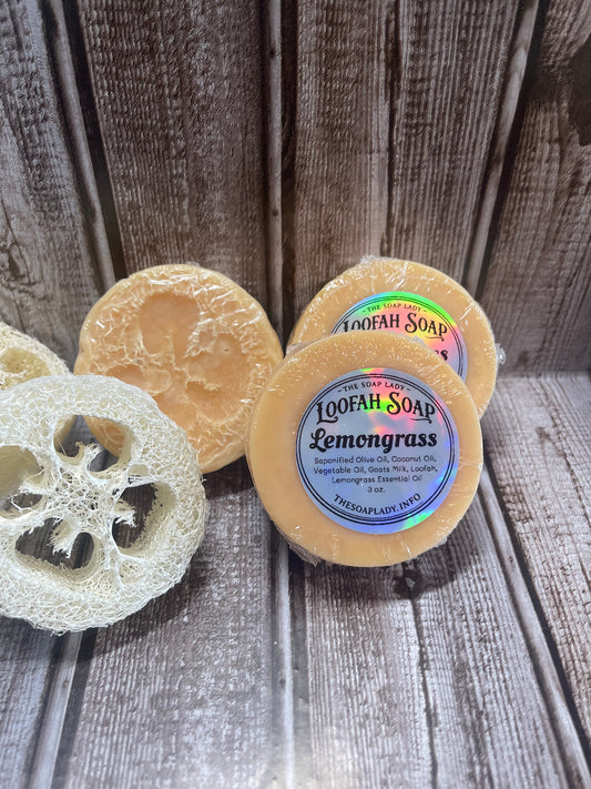 Lemongrass Loofah Soap