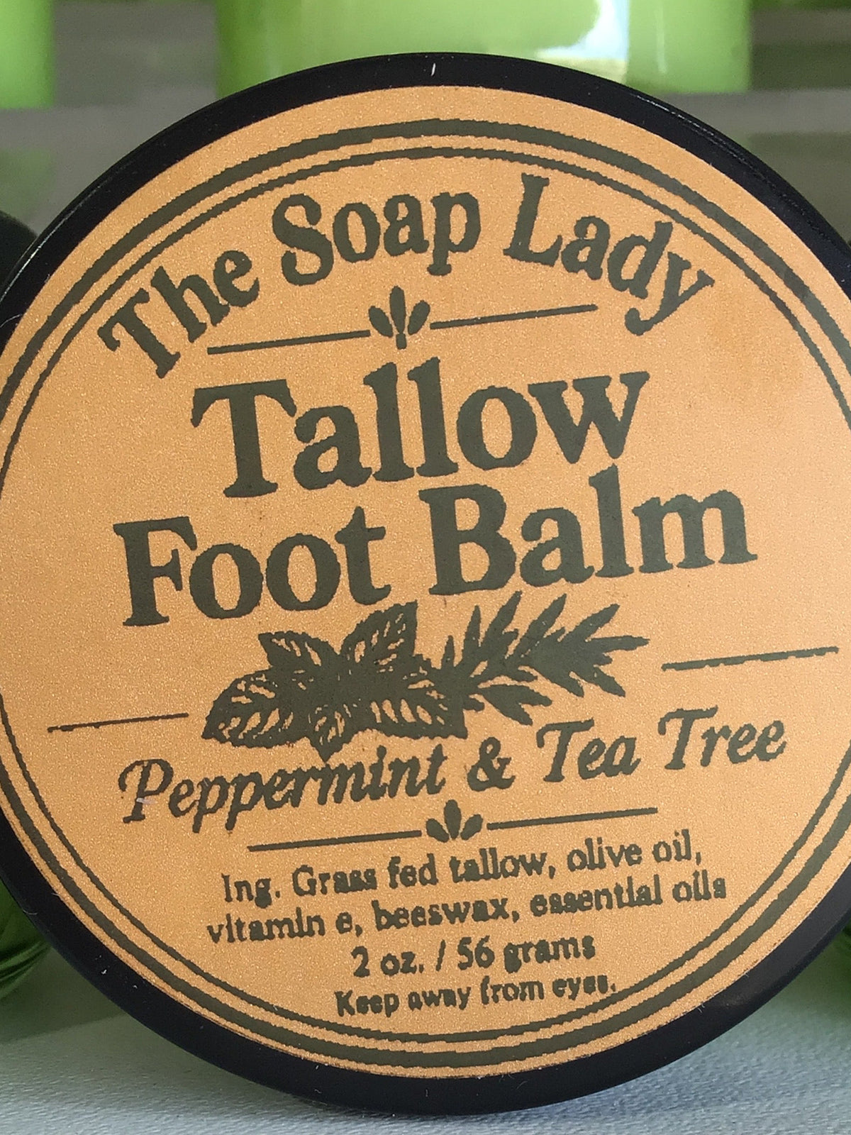 Grass Fed Tallow Peppermint Tea Tree