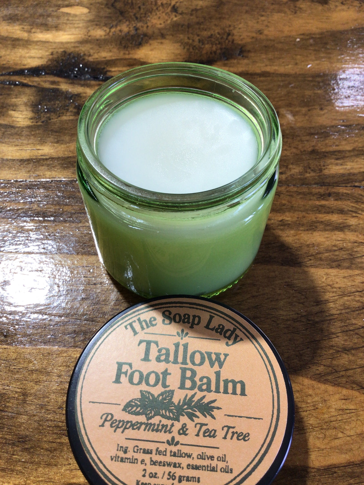Grass Fed Tallow Peppermint Tea Tree