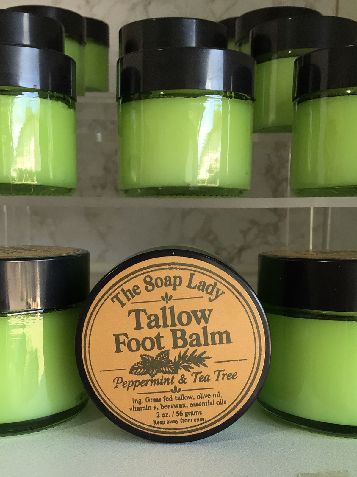 Grass Fed Tallow Peppermint Tea Tree